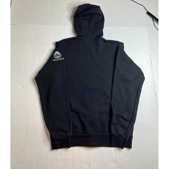Trail Blazer Black Zip-Up Hoodie - Size Medium - Picture 2 of 8